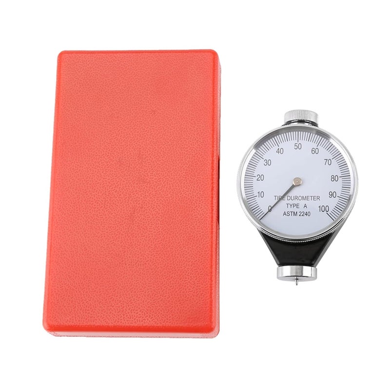 Moofey 0-100 HA Hardness Tester, Shore Type A Durometer, Rubber Tire Durometer Hardness Tester Meter for Rubber, Plastic, Tire, Leather, Wax (A Type) - Image 1